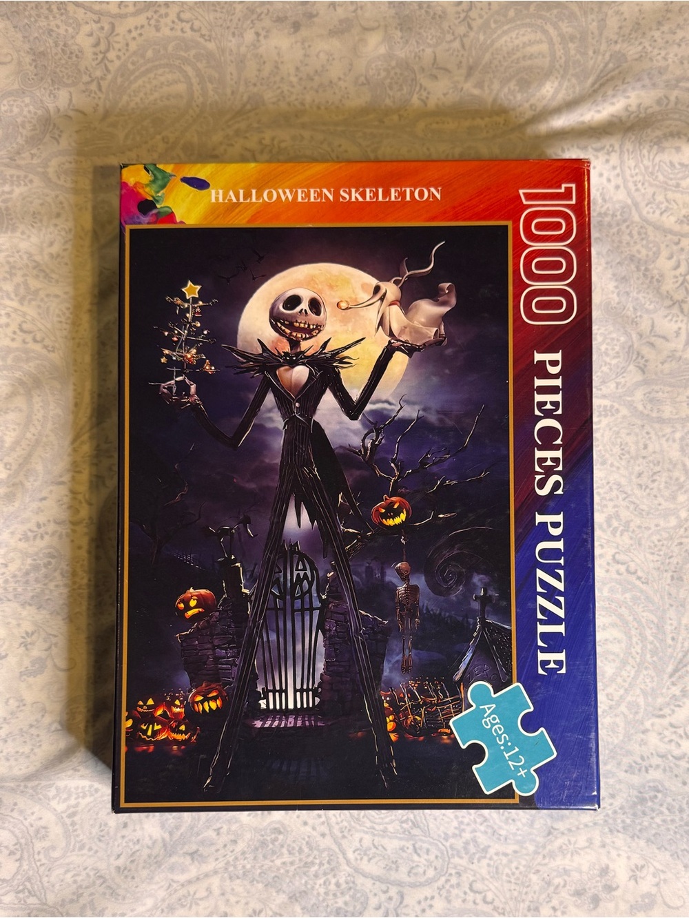 Disney Nightmare Before Christmas Jack & Zero 1000-Piece Puzzle